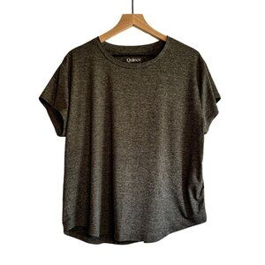 Quince Sustainable Activewear Heather Gray T-Shirt (XL)